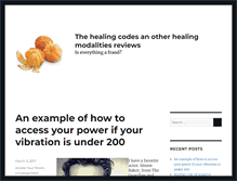 Tablet Screenshot of healingcodesblog.university1000.com